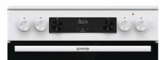 Плита Электрическая Gorenje GECS6C70WC белый/черный стеклокерамика (без крышки) от магазина РЭССИ