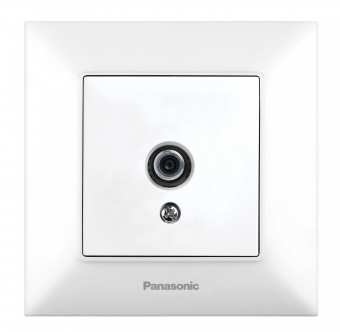Розетка телев. Panasonic Arkedia Slim WNTC04522WH-RU проходная скрыт. IP20 белый (упак.:1шт) от магазина РЭССИ