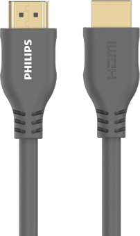 Кабель аудио-видео Philips 8K 60 Гц Ultra HD HDMI (m)/HDMI (m) 1.5м. позолоч.конт. серый (SWV7110C/56) от магазина РЭССИ