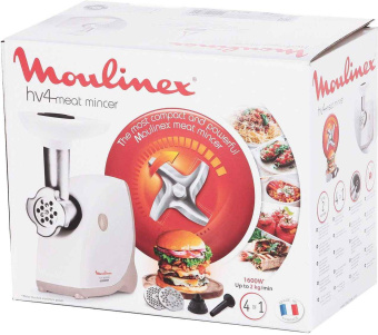 Мясорубка Moulinex HV4 ME461132 1600Вт белый от магазина РЭССИ