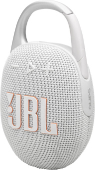 Колонка порт. JBL Clip 5 белый 7W Mono BT 1400mAh от магазина РЭССИ