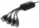 Разветвитель USB 2.0 Buro BU-HUB4-0.3-U2.0-Splitter 4порт. черный от магазина РЭССИ
