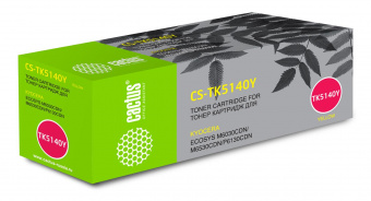 Картридж лазерный Cactus CS-TK5140Y TK-5140Y желтый (5000стр.) для Kyocera Ecosys M6030cdn/M6530cdn/P6130cdn от магазина РЭССИ