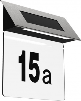 Светильник фасадный Gauss GS091 0.04Вт светодиод.лампа солнеч.бат. черный от магазина РЭССИ