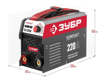 Сварочный аппарат Зубр СА-220К инвертор ММА 6.6кВт от магазина РЭССИ