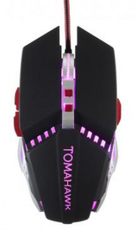 Мышь Оклик 999G TOMAHAWK черный/серебристый оптическая (3200dpi) USB (8but) от магазина РЭССИ