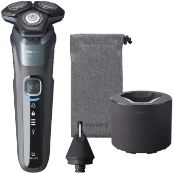 Бритва роторная Philips S5586/66 реж.эл.:3 питан.:аккум. серый от магазина РЭССИ