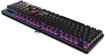 Клавиатура Оклик 990 G2 механическая черный USB Multimedia for gamer LED (1875240) от магазина РЭССИ