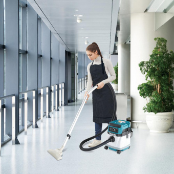 Строительный пылесос Makita DVC150LZ (уборка: сухая/влажная) белый от магазина РЭССИ