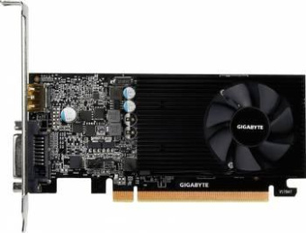 Видеокарта Gigabyte PCI-E GV-N1030D5-2GL NVIDIA GeForce GT 1030 2048Mb 64 GDDR5 1227/6008 DVIx1 HDMIx1 HDCP Ret от магазина РЭССИ