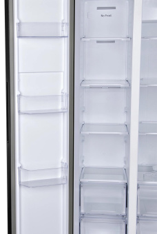 Холодильник Hyundai CS6503FV 2-хкамерн. черное стекло инвертер от магазина РЭССИ