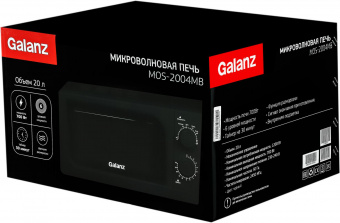 Микроволновая Печь Galanz MOS-2004MB 20л. 700Вт черный от магазина РЭССИ