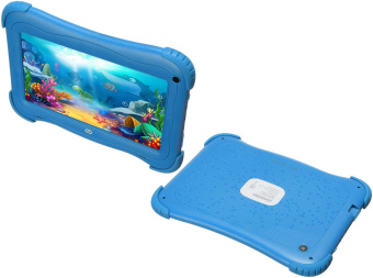 Планшет Digma Optima Kids 7 RK3126C (1.2) 4C RAM1Gb ROM16Gb 7" IPS 1024x600 Android 8.1 голубой 2Mpix 0.3Mpix BT WiFi Touch microSD 128Gb minUSB 2500mAh от магазина РЭССИ