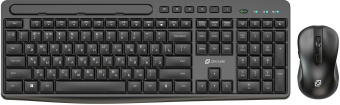 Клавиатура + мышь Оклик S275W клав:черный мышь:черный USB беспроводная slim Multimedia (1993113) от магазина РЭССИ