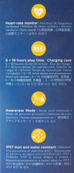 Гарнитура вкладыши Philips TAA7306BK/00 черный беспроводные bluetooth крепление за ухом от магазина РЭССИ