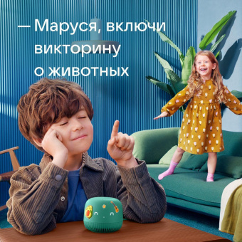 Умная колонка VK Капсула Нео Маруся зеленый 5W 1.0 BT/Wi-Fi 12м (VKSP11GR) от магазина РЭССИ