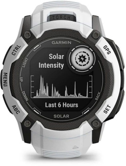 Смарт-часы Garmin Instinct 2X Solar 50мм 1" MIP корп.белый/черный рем.белый (010-02805-04) от магазина РЭССИ