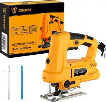 Лобзик Deko DKJS1000 Laser +1пил. 1000Вт 3000ходов/мин от электросети от магазина РЭССИ