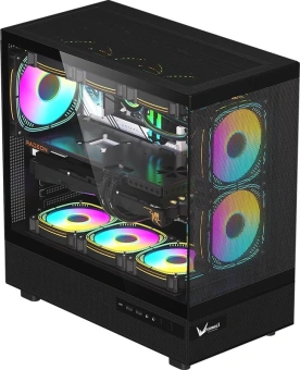 Корпус Formula Crystal Z8 COSMIC черный без БП ATX 3x120mm 5x140mm 1xUSB2.0 1xUSB3.0 1xUSB3.1 audio bott PSU от магазина РЭССИ