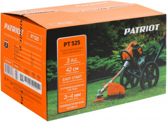 Триммер бензиновый Patriot PT 525 2210Вт 3л.с. неразбор.штан. реж.эл.:леска/нож от магазина РЭССИ