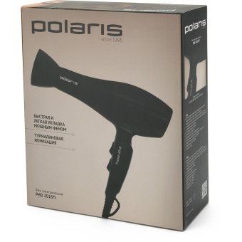 Фен Polaris PHD 2018Ti 1800Вт черный от магазина РЭССИ