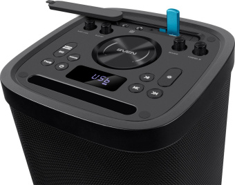 Колонка порт. Sven АС PS-930 черный 150W 1.0 BT/3.5Jack 7200mAh (SV-022402) от магазина РЭССИ