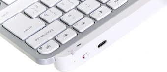 Клавиатура Logitech MX Keys Mini серебристый/белый USB беспроводная BT/Radio LED (920-010499) от магазина РЭССИ