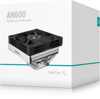 Устройство охлаждения(кулер) Deepcool AN600 Soc-AM5/AM4/1200/1700/1851 серебристый/черный 4-pin 18-24.4dB Al 180W 628gr Ret (R-AN600-BKNNMN-G) от магазина РЭССИ