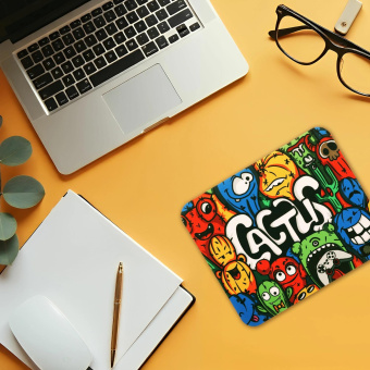 Коврик для мыши Cactus Colorful Cacti 300x250x3мм (CS-MPC-D03M) от магазина РЭССИ