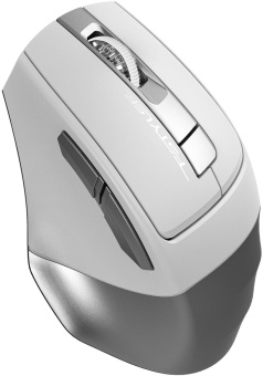 Мышь A4Tech Fstyler FB35S белый/серый оптическая (2000dpi) silent беспроводная BT/Radio USB для ноутбука (6but) от магазина РЭССИ