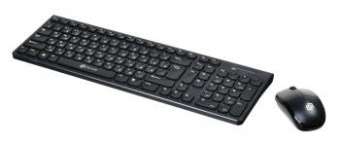 Клавиатура + мышь Оклик 220M клав:черный мышь:черный USB беспроводная slim Multimedia от магазина РЭССИ