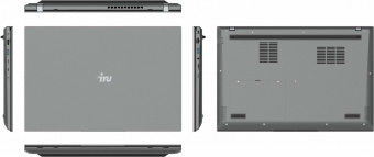 Ноутбук IRU Калибр 15CLG2 Core i5 8259U 8Gb SSD256Gb Intel Iris Plus graphics 655 15.6" IPS FHD (1920x1080) Free DOS black WiFi BT Cam 4250mAh (1882025) от магазина РЭССИ