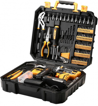 Дрель-шуруповерт Deko DKCD20FU-Li аккум. патрон:быстрозажимной (кейс в комплекте) (063-4135) от магазина РЭССИ