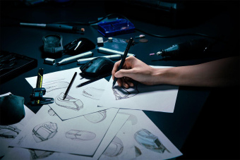 Мышь Razer DeathAdder V2 Pro черный оптическая (20000dpi) беспроводная BT USB (6but) от магазина РЭССИ