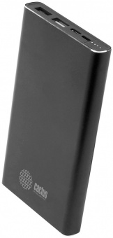 Мобильный аккумулятор Cactus CS-PBFSJT-10000 10000mAh 2.1A 2xUSB черный от магазина РЭССИ