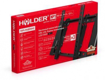 Кронштейн для телевизора Holder T3929-B черный 22"-47" макс.45кг настенный наклон от магазина РЭССИ