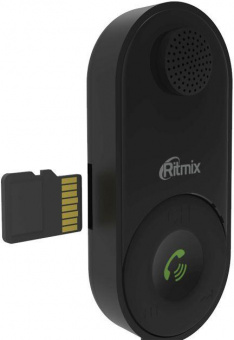 Автомобильный FM-модулятор Ritmix FMT-B400 черный MicroSD BT USB (80000850) от магазина РЭССИ