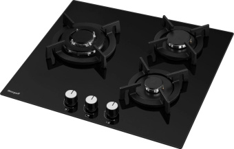 Газовая варочная поверхность Weissgauff HGG 631 BGV черный от магазина РЭССИ