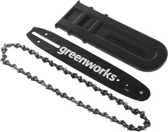 Цепная пила Greenworks G24CS25K2 аккум. дл.шины:10" (25cm) 1аккум. 2Ач ЗУ (2007707UA) от магазина РЭССИ