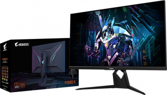 Монитор Gigabyte 32" Aorus FI32Q-X черный IPS LED 16:9 HDMI HAS Piv 400cd 178гр/178гр 2560x1440 FreeSync DP 2K USB 10.33кг от магазина РЭССИ