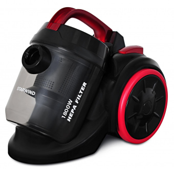Пылесос Starwind SCV3410 1800Вт черный/бордовый от магазина РЭССИ