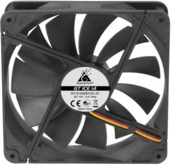 Вентилятор Glacialtech GT ICE 14 140x140mm 3-pin 4-pin (Molex)23dB 161gr Ret от магазина РЭССИ
