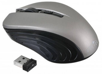 Мышь Оклик 545MW черный/серый оптическая (1600dpi) беспроводная USB для ноутбука (4but) от магазина РЭССИ