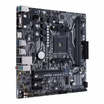 Материнская плата Asus PRIME A320M-K Soc-AM4 AMD A320 2xDDR4 mATX AC`97 8ch(7.1) GbLAN RAID+VGA+HDMI от магазина РЭССИ