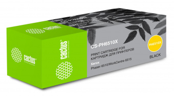 Картридж лазерный Cactus CS-PH6510X 106R03488 черный (5500стр.) для Xerox Phaser 6510/WC6515 от магазина РЭССИ