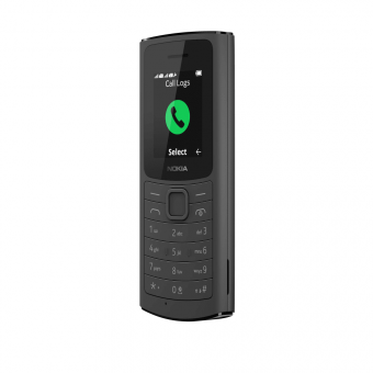 Мобильный телефон Nokia 110 4G DS 0.048 черный моноблок 3G 4G 2Sim 1.8" 240x320 Series 30+ 0.3Mpix GSM900/1800 MP3 FM microSD max32Gb от магазина РЭССИ
