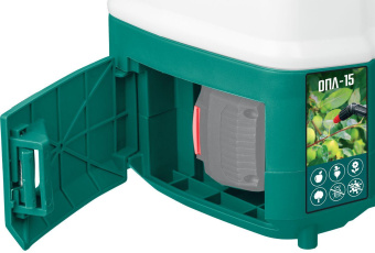 Опрыскиватель Зубр Мастер ОПЛ-15 аккум. наплеч. 15л белый/зеленый (ОПЛ-15) от магазина РЭССИ