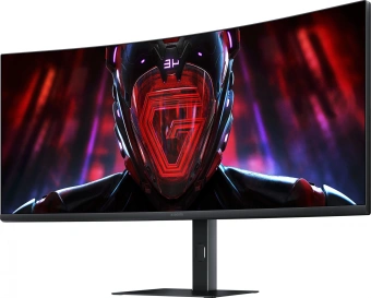 Монитор Xiaomi 34" Curved Gaming Monitor G34WQi черный VA LED 1ms 21:9 HDMI матовая HAS Piv 350cd 178гр/178гр 3440x1440 180Hz FreeSync Premium DP 2K 6.9кг от магазина РЭССИ