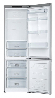 Холодильник Samsung RB37A5000SA/WT серебристый (двухкамерный) от магазина РЭССИ