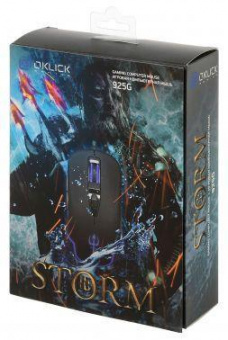 Мышь Оклик 925G STORM черный оптическая (3200dpi) USB (6but) от магазина РЭССИ